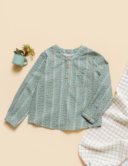 Camisa Niño Raya Flor Camisa Niño Raya Flor