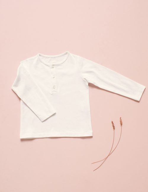 Camiseta Básica Botones Camiseta Básica Botones